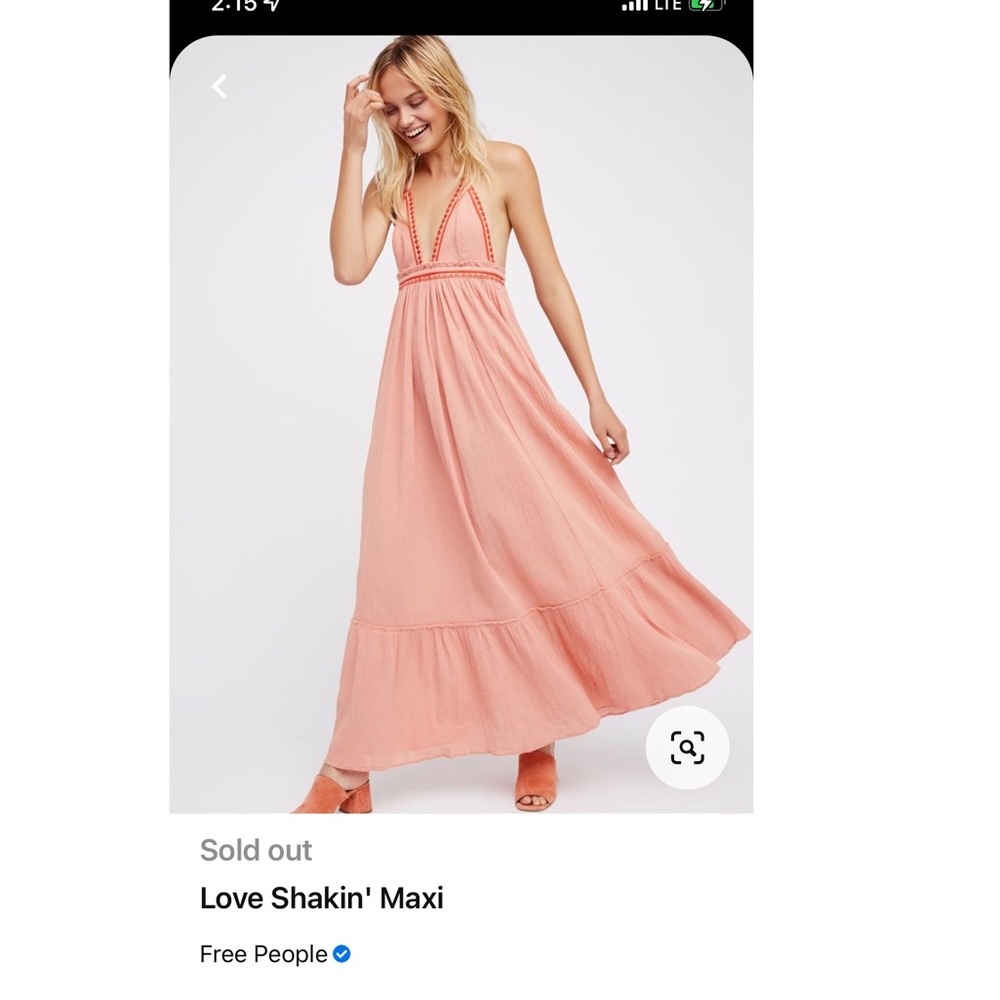 Free People Love Shakin Maxi Dress